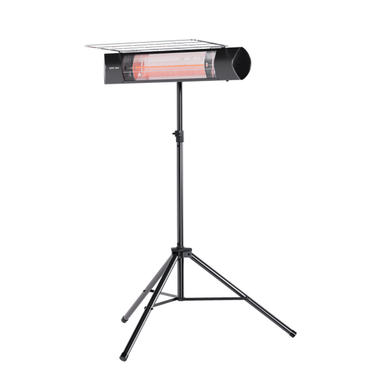 E-Glow Electric Patio Heater with Adjustable Stand 1500W