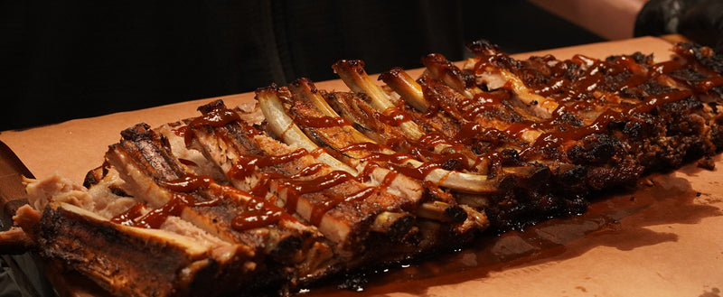 Sticky Glazed Smoked Ribs