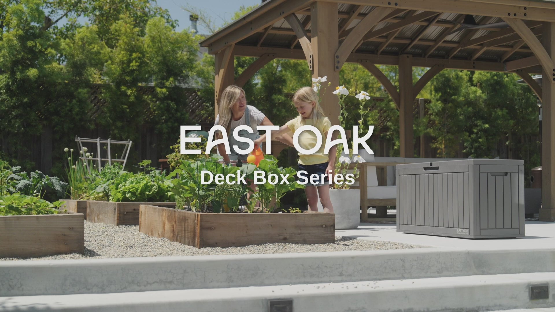 180 Gallon Waterproof Deck Box – East Oak