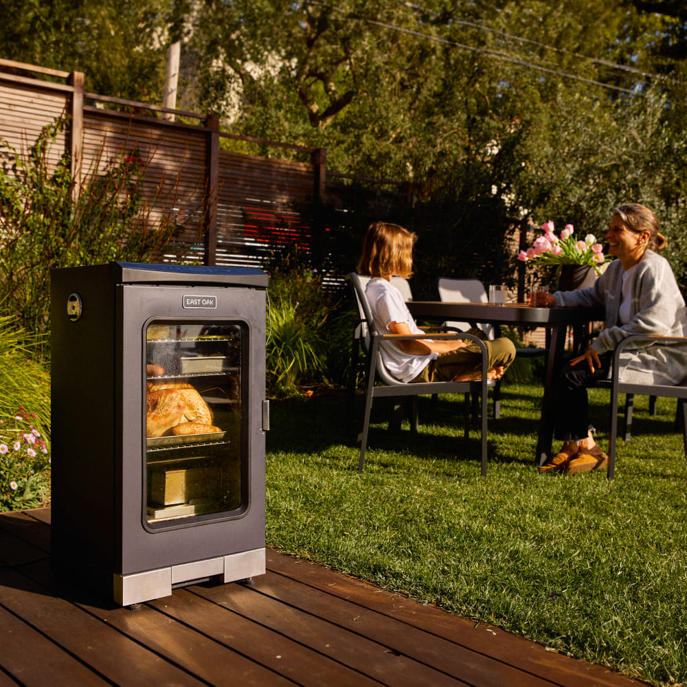 30-Inch Electric Smoker with Glass Door