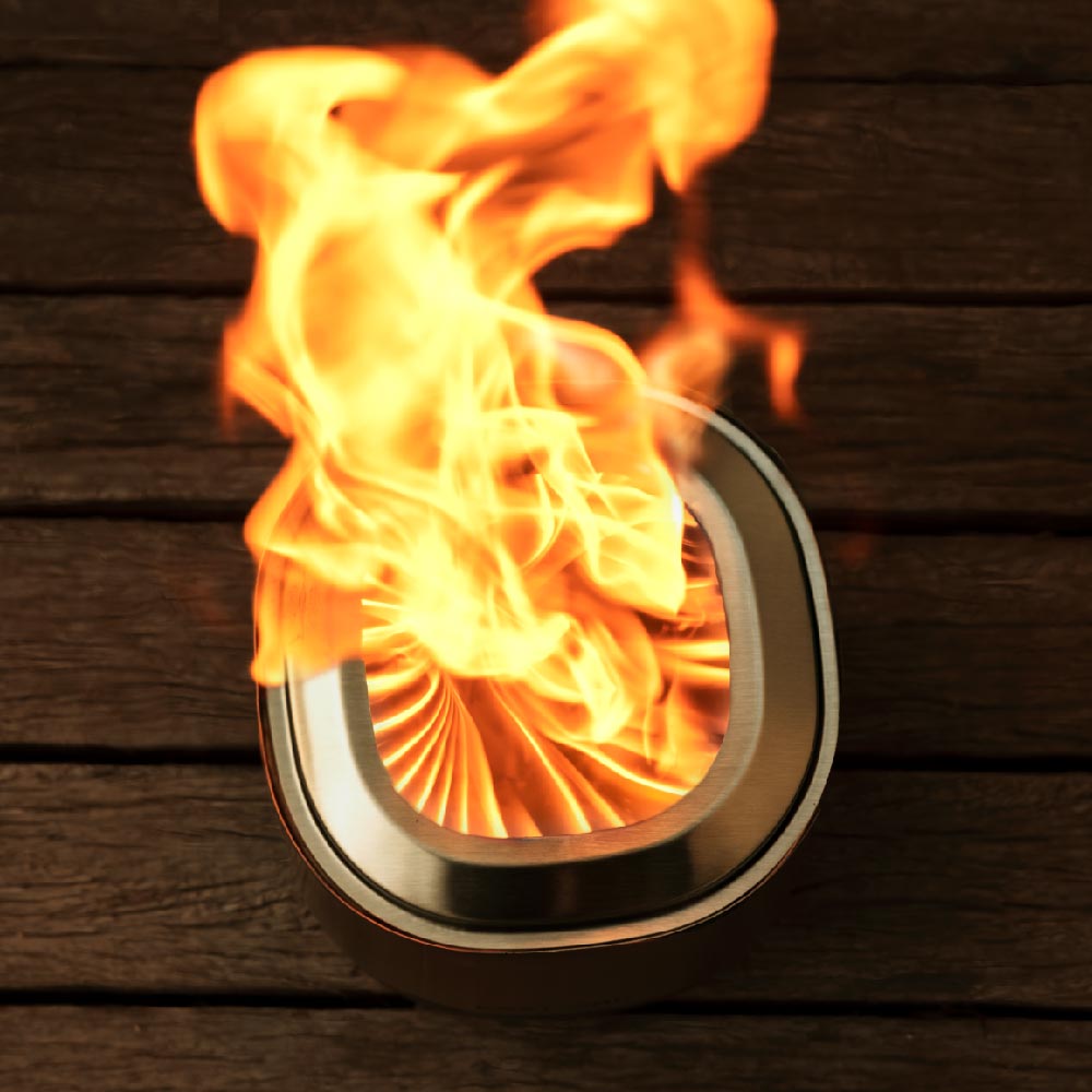 EAST OAK ミニ 卓上 ステンレススチール ファイヤーピット シルバー Amazon.com: EAST OAK: Tabletop Fire Pit