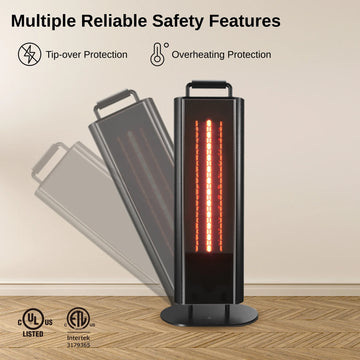 E-GLOW Under Table Outdoor Electric Heater (1200W) – East Oak