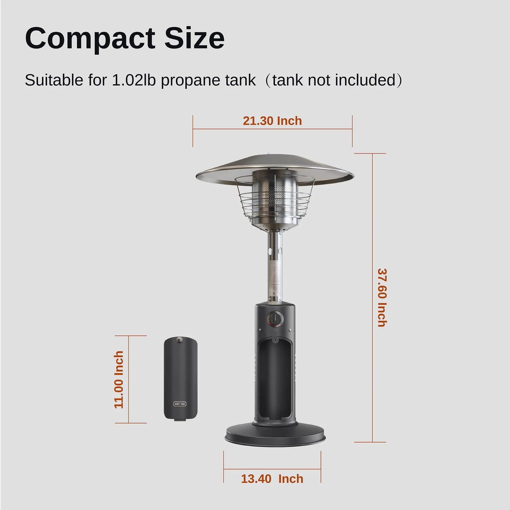 Mini-Tabletop-Outdoor-Gas-Patio-Heater-Stainless-Steel-Black