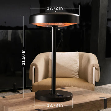 E-GLOW Tabletop Outdoor Electric Heater (1500W) – East Oak