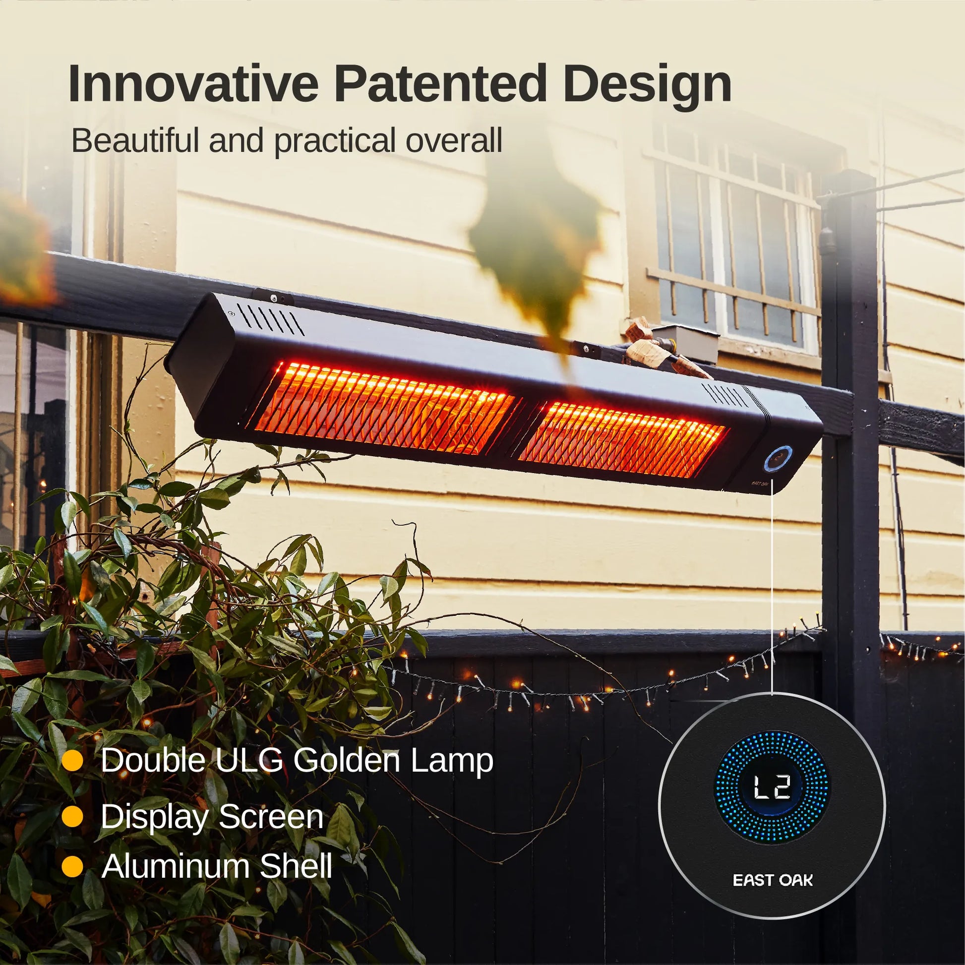 Wall-Outdoor-Patio-Electric-Heater-Patented-Design